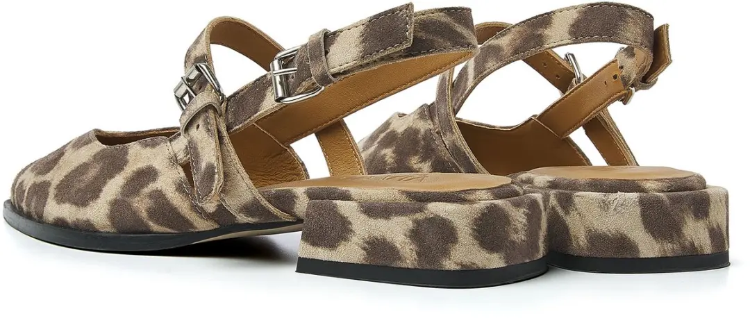 VIA VAI Jazz Valerie Slingbacks 39 - Luipaardprint - afbeelding 5 van 6