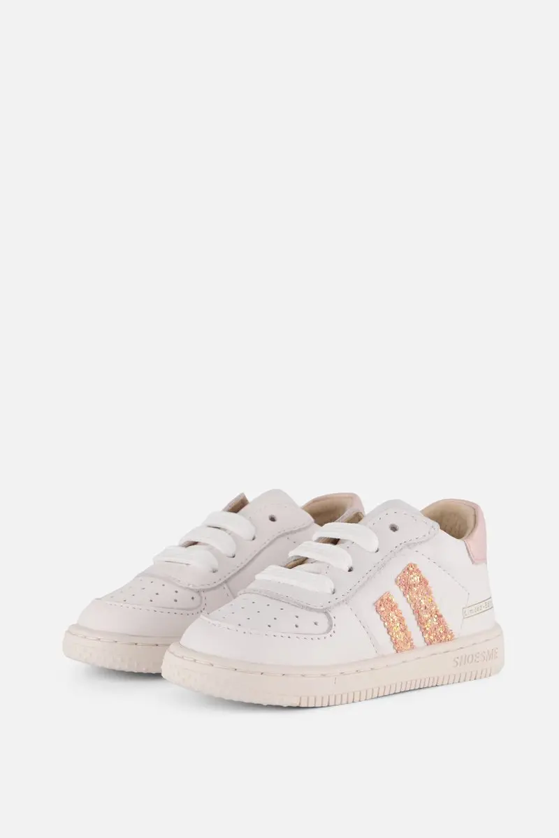 Shoesme Wit-Roze Sneakertje