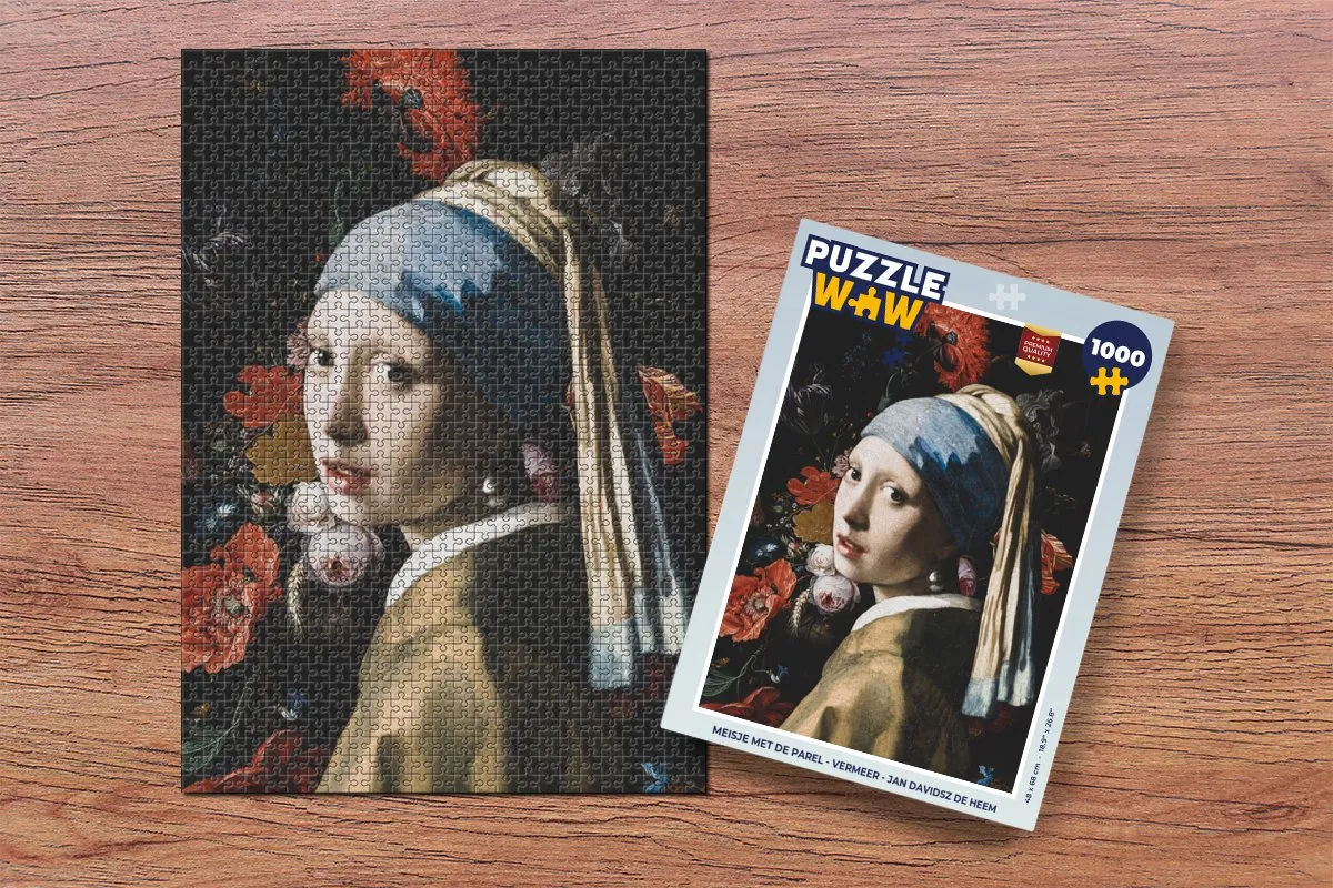 PuzzleWow Vermeer Legpuzzel 1000 Stuks - Multicolor