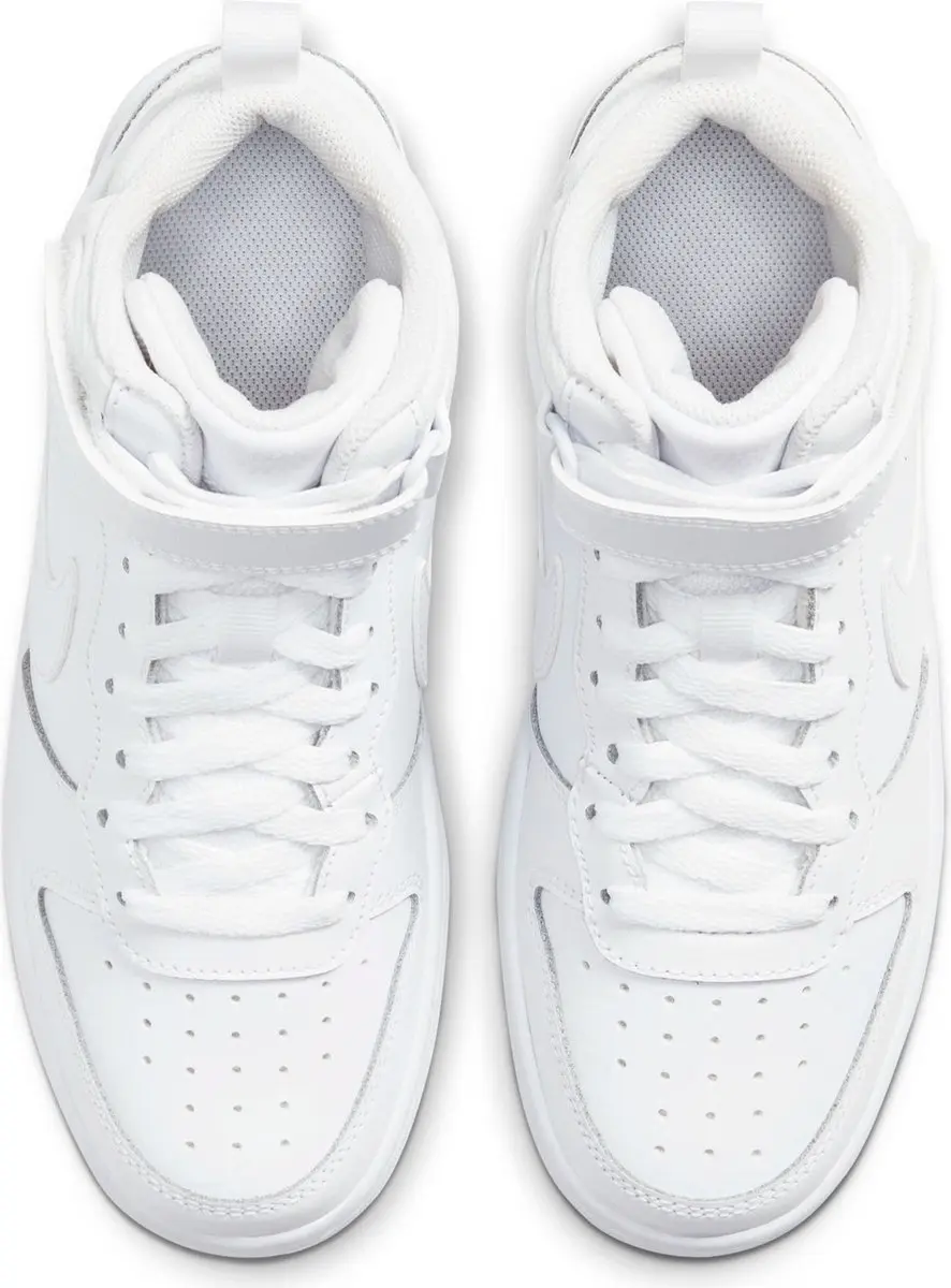 Nike Court Borough Mid GS Sneakers - 35,5 - Wit - afbeelding 2 van 6
