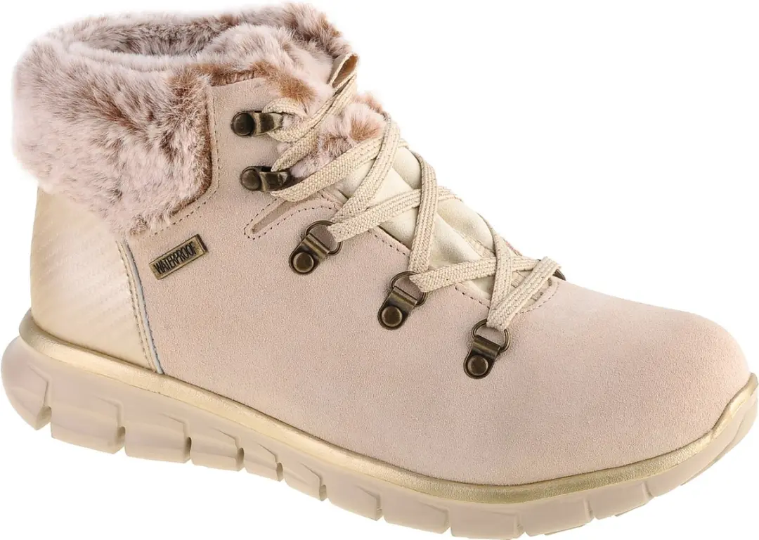 Skechers Synergy-Cold Catcher 44777-NAT, Vrouwen, Beige, Laarsjes,Schoenen, maat