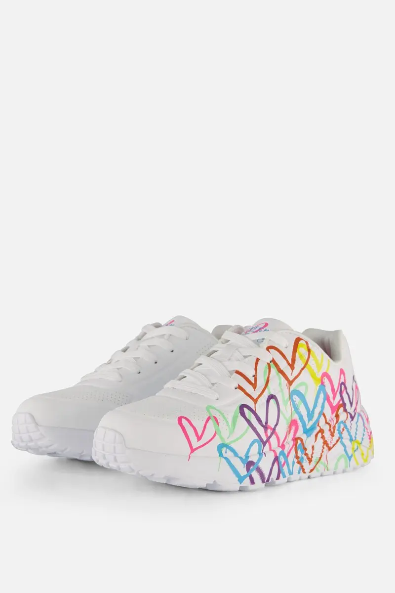 Skechers Uno Lite Spread The Love Meisjes Sneakers