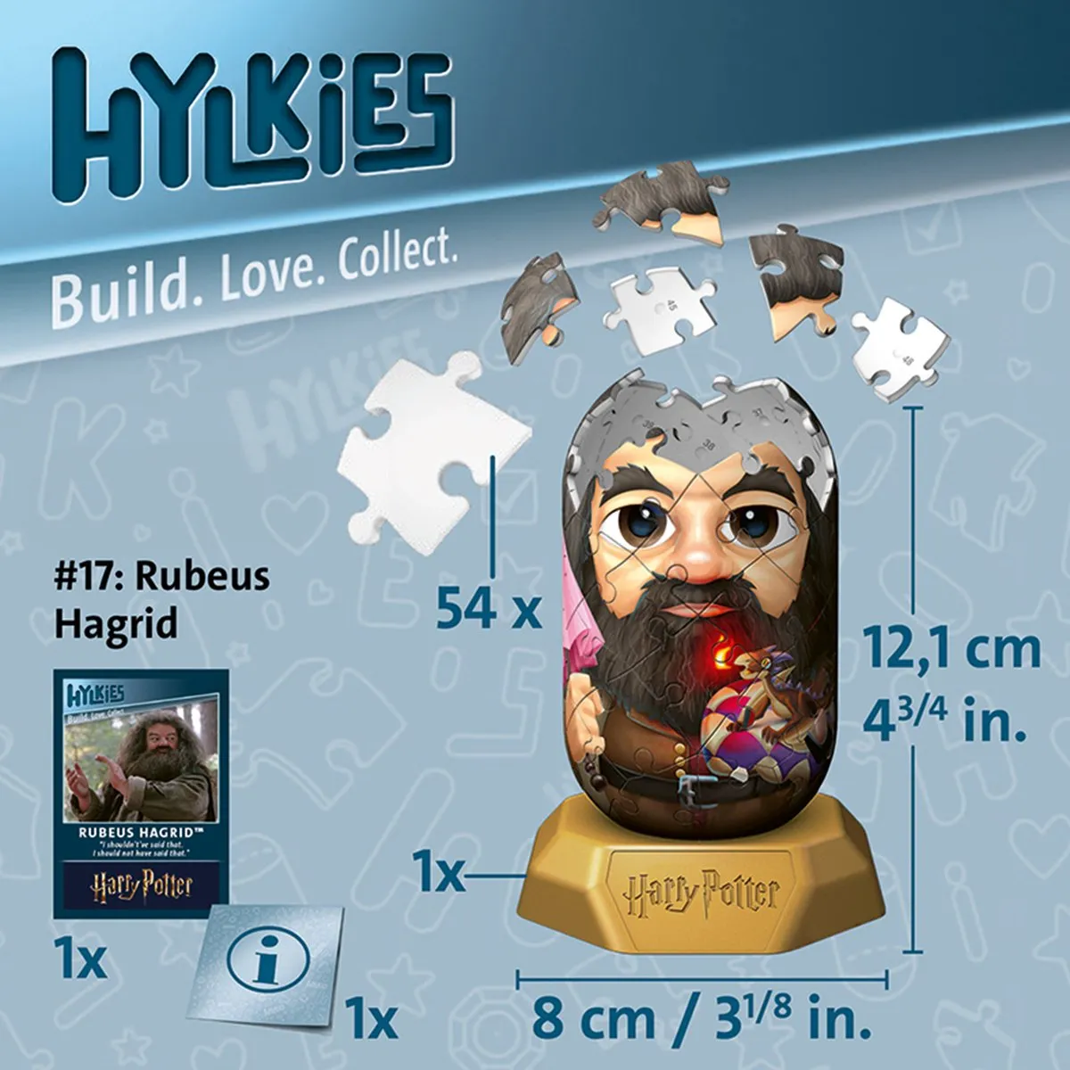 Ravensburger Hylkies Harry Potter Hagrid Capsule Figuur - 54 Stuks