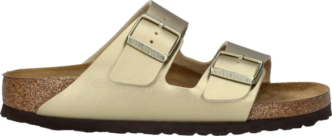Birkenstock Arizona Gold Narrow Birko-Flor Slides - Maat 39