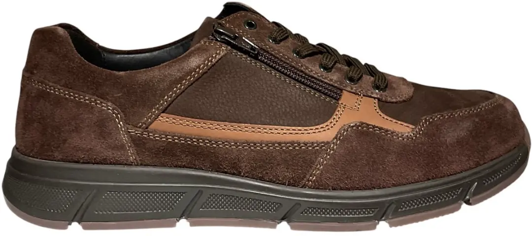 Solidus 67032-30867 M bruine herensneaker voor steunzolen