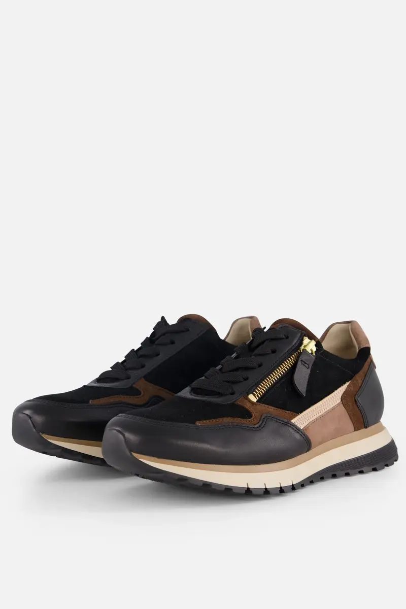 Gabor Sneakers zwart Suede