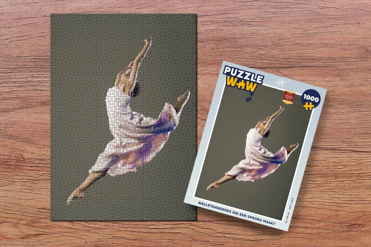 PuzzleWow Balletdanseres Legpuzzel 1000 Stuks - Multicolor