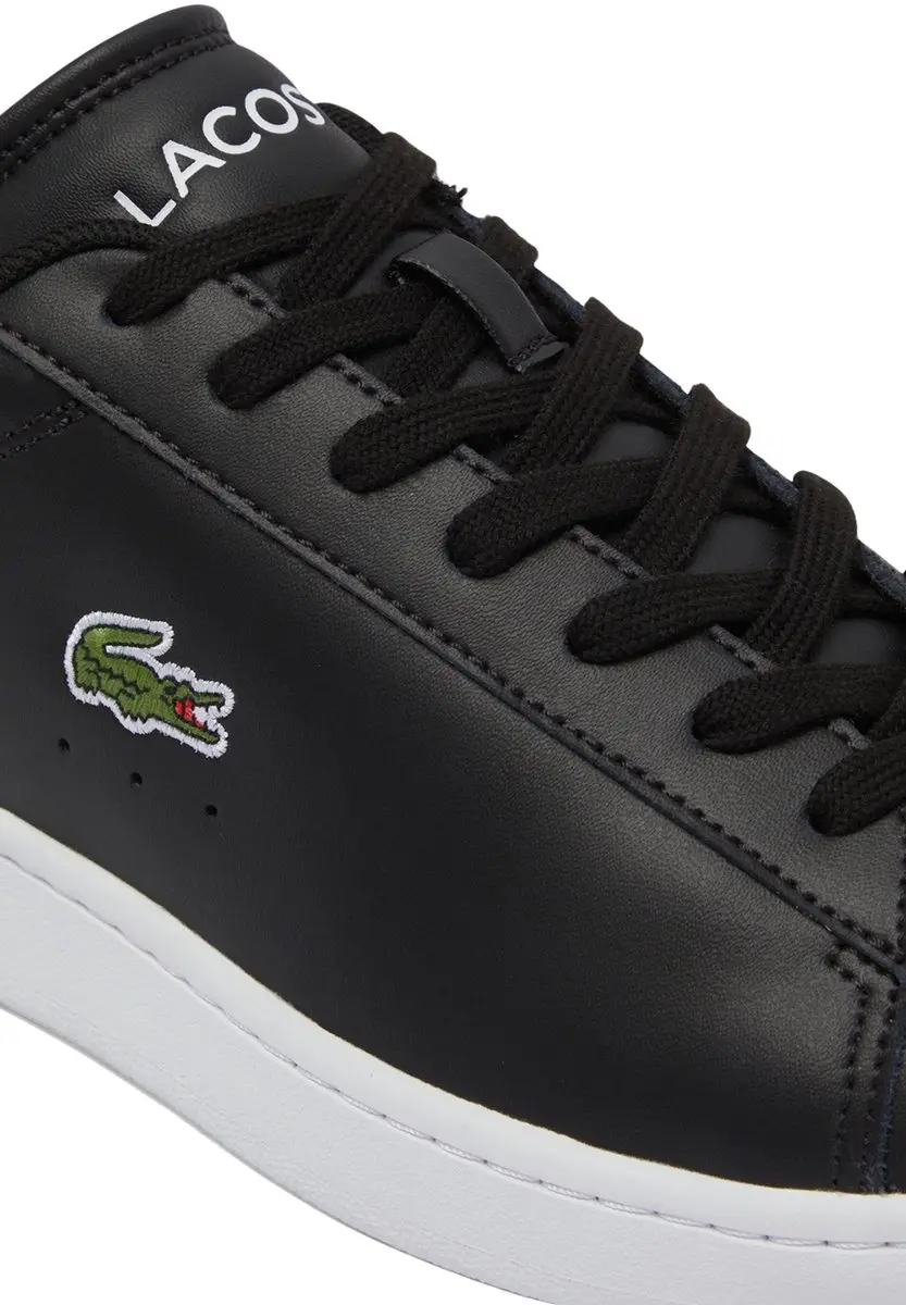 Lacoste Carnaby Set 224 1 SMA Heren Sneakers - Zwart/Wit - afbeelding 6 van 6