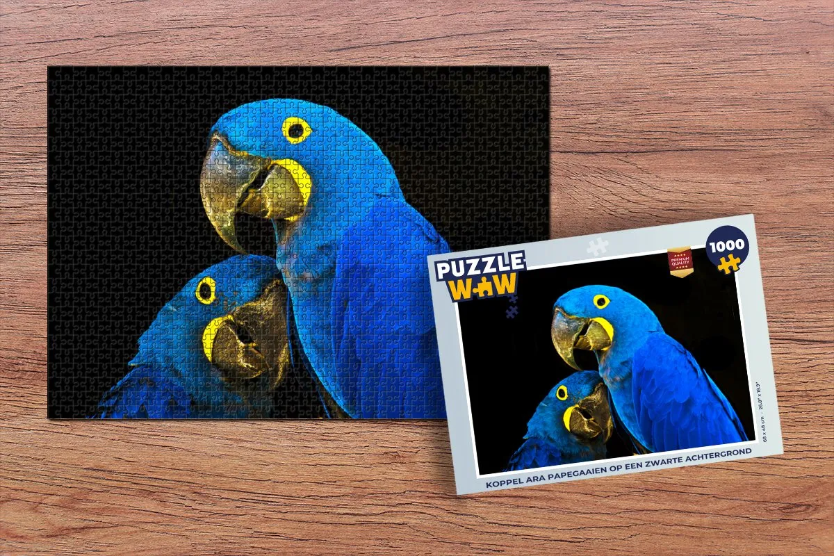 PuzzleWow Papegaai Legpuzzel 1000 Stuks - Multicolor