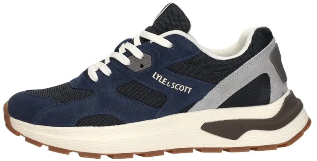Lyle & Scott Logan Sneakers Laag - Blauw - afbeelding 2 van 6