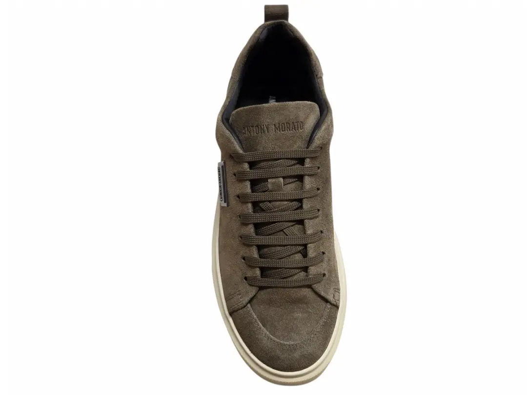 Antony Morato MMFW01939 2077 Nut Sneakers - Taupe Suede - 44 - afbeelding 3 van 4