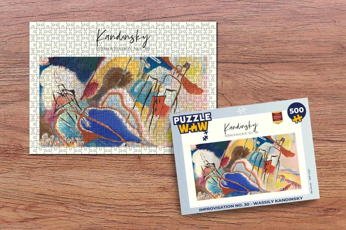 PuzzleWow Improvisation no. 30 Wassily Kandinsky Legpuzzel 500 Stuks - Multicolor