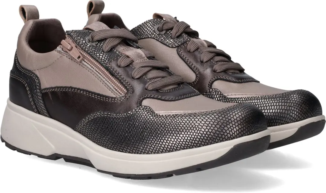 Xsensible Grenoble Combi Dames Veterschoenen 37 - Taupe
