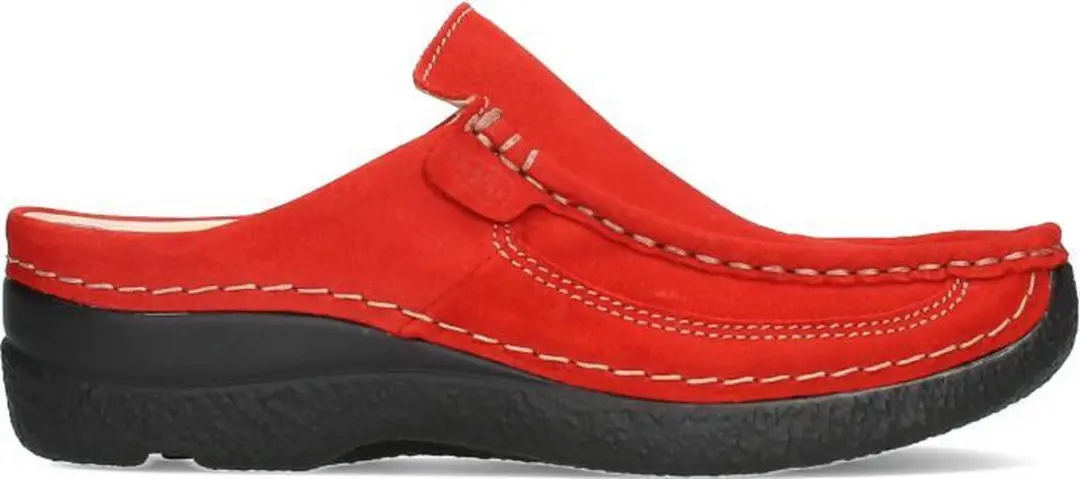 Wolky Dames Klompen 06202 Roll Slide Rood