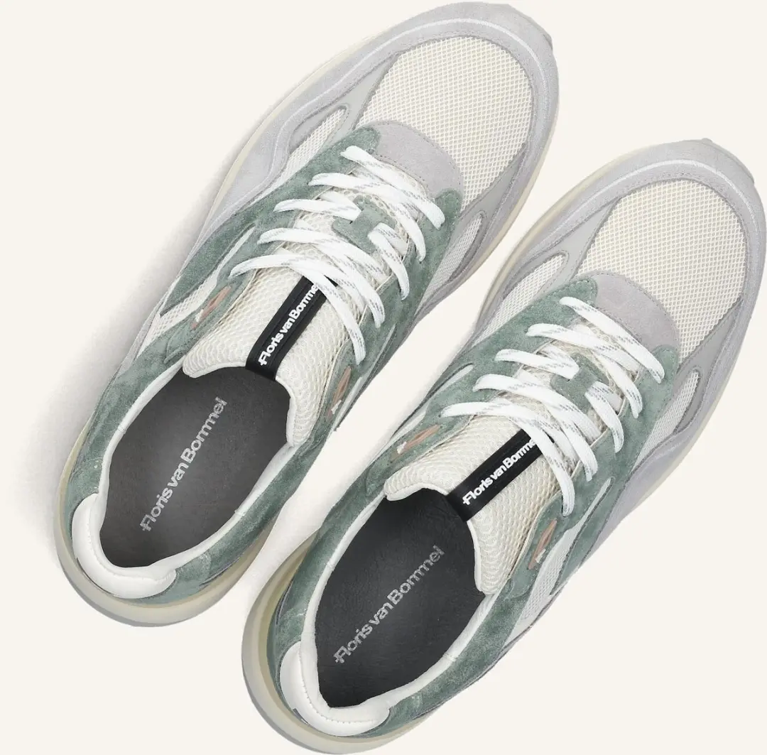Floris van Bommel Noppi Sneakers SFM-10159 - Groen - Maat 44⅔ - afbeelding 5 van 6