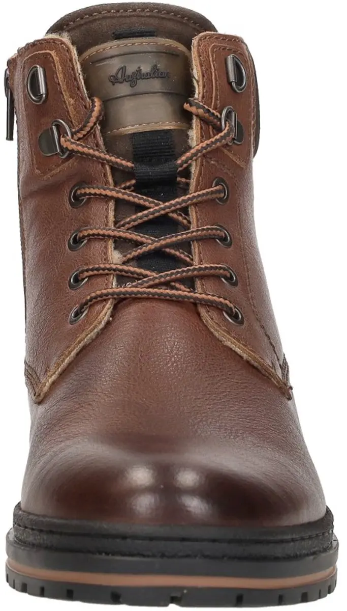 Australian York Veterschoenen Hoog - Cognac - Maat 39 - afbeelding 6 van 6