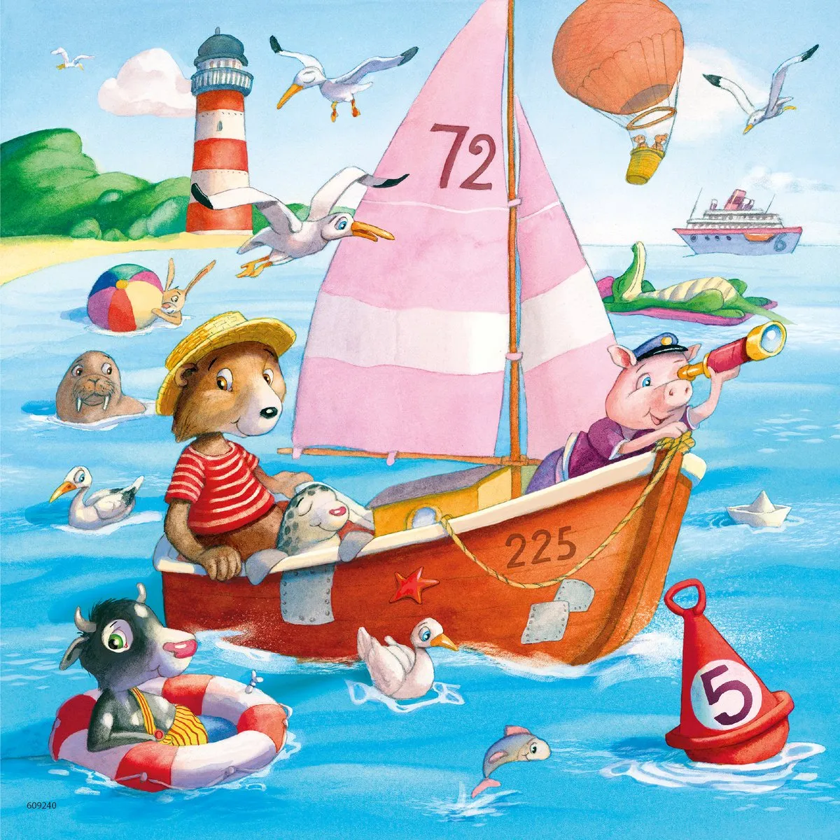 Ravensburger Watervoertuigen Legpuzzel 147 Stuks - 05720