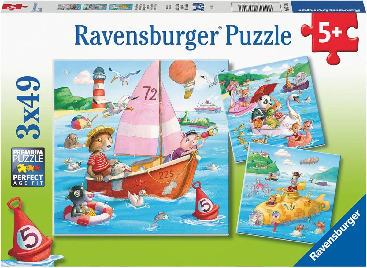 Ravensburger Watervoertuigen Legpuzzel 147 Stuks