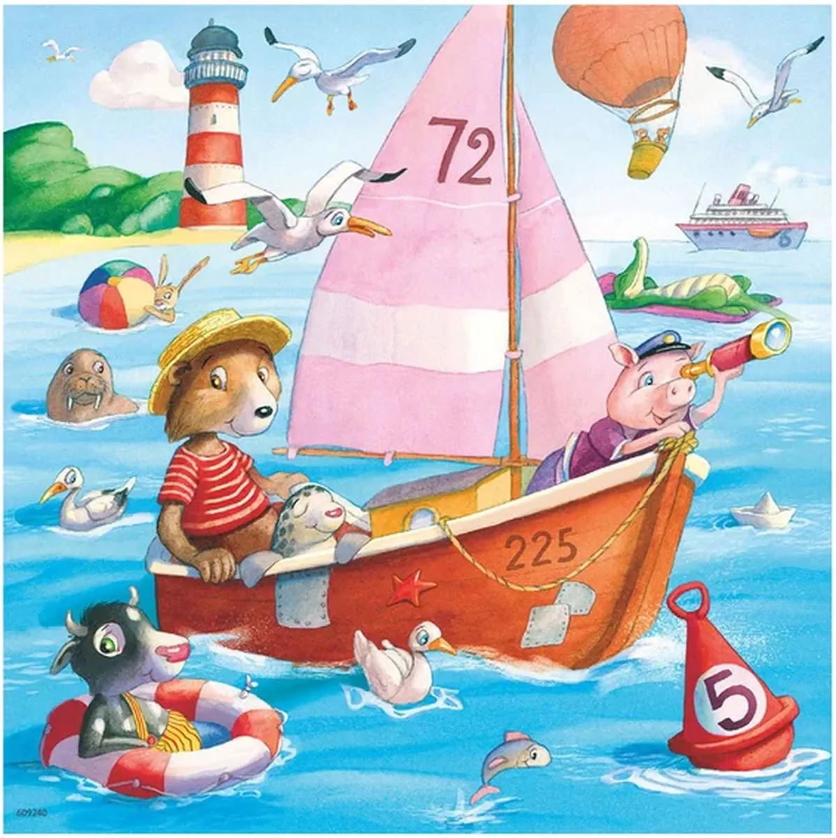 Ravensburger Watervoertuigen Legpuzzel 147 Stuks - 05720 - afbeelding 6 van 6