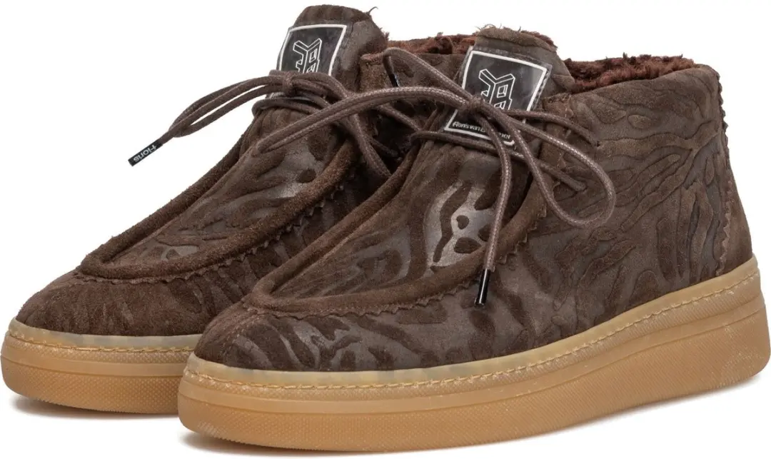Dames Veterschoenen Floris Van Bommel Fygi 03.00 Darkbrown Donkerbruin - Maat 38½ - afbeelding 2 van 6