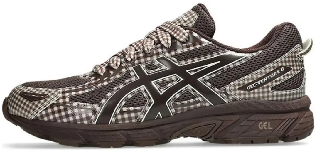 ASICS Gel-Venture 6 Story mfg. Reddish Brown Gingham