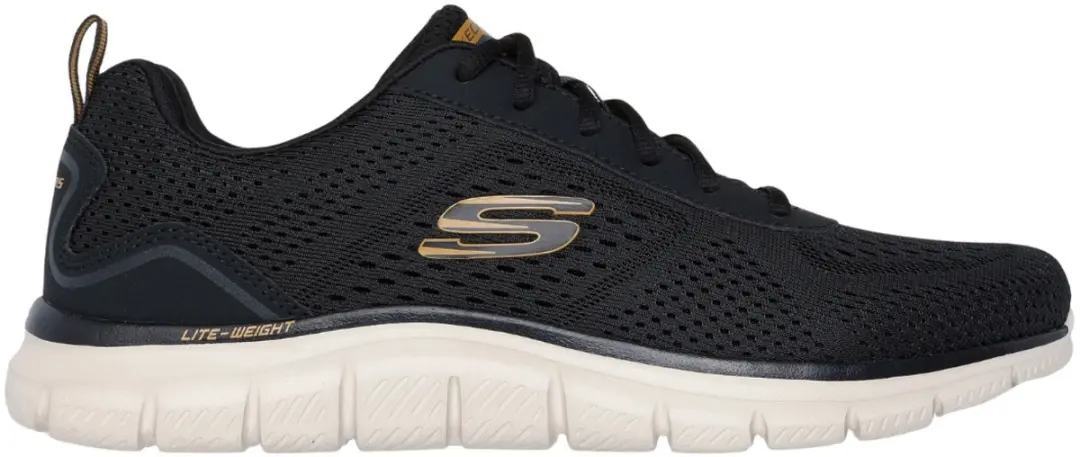 SKECHERS TRACK LESHUR, 232758-BLK, Male, Black Skechers Comfortable Shoes, Male,