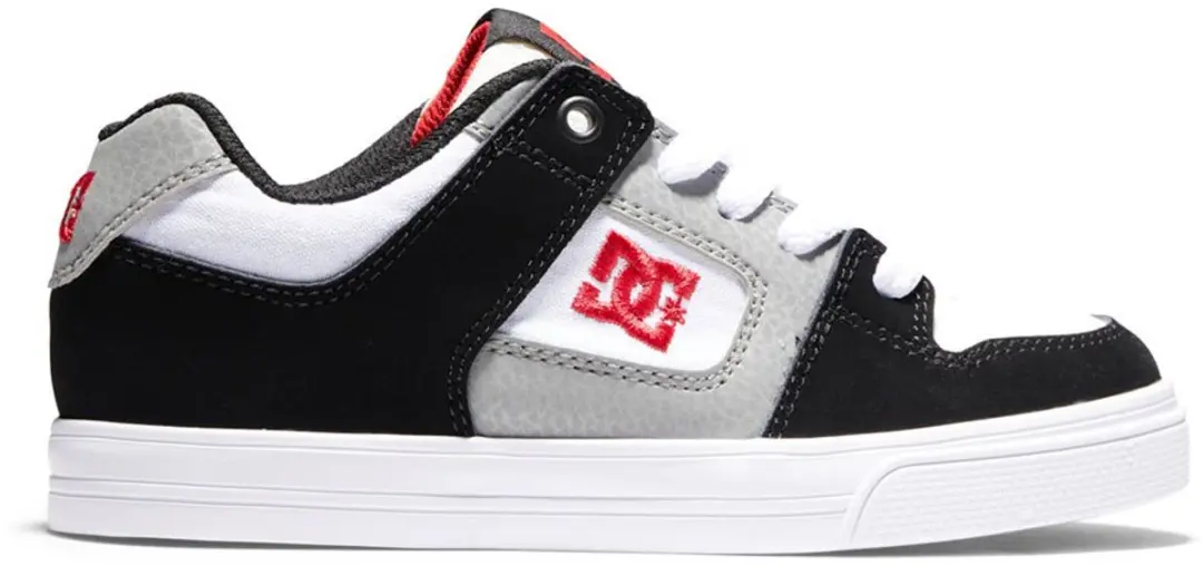 DC Shoes Pure Schoenen - 35 - Zwart/Wit/Rood