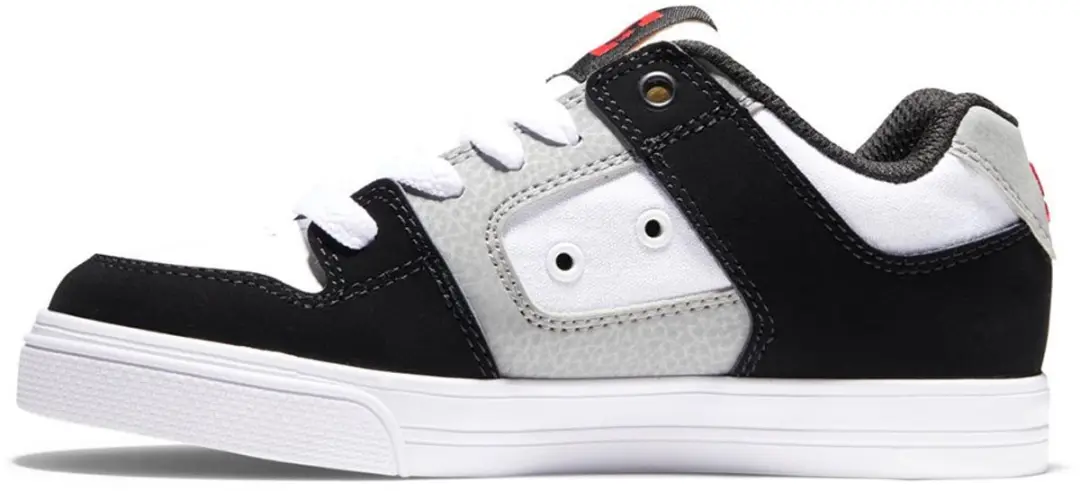 DC Shoes Pure Schoenen - 35 - Zwart/Wit/Rood