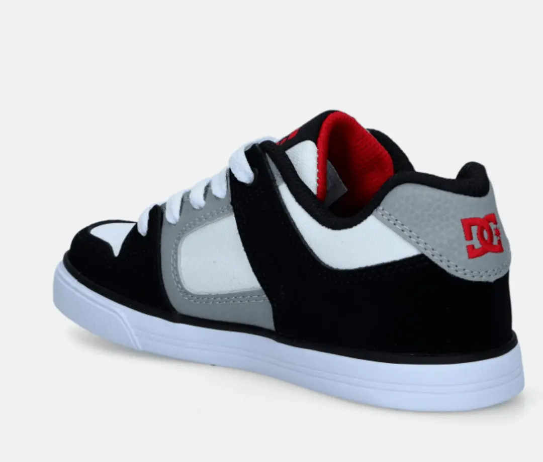 DC Shoes Pure Schoenen - 35 - Zwart/Wit/Rood - afbeelding 6 van 6