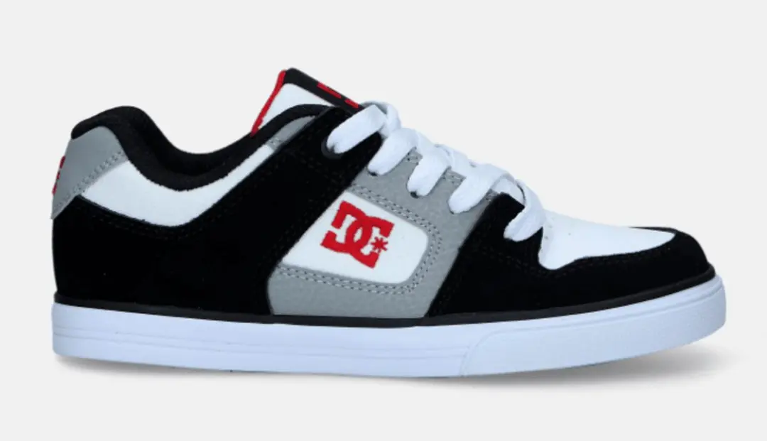 DC Shoes Pure Schoenen - 35 - Zwart/Wit/Rood