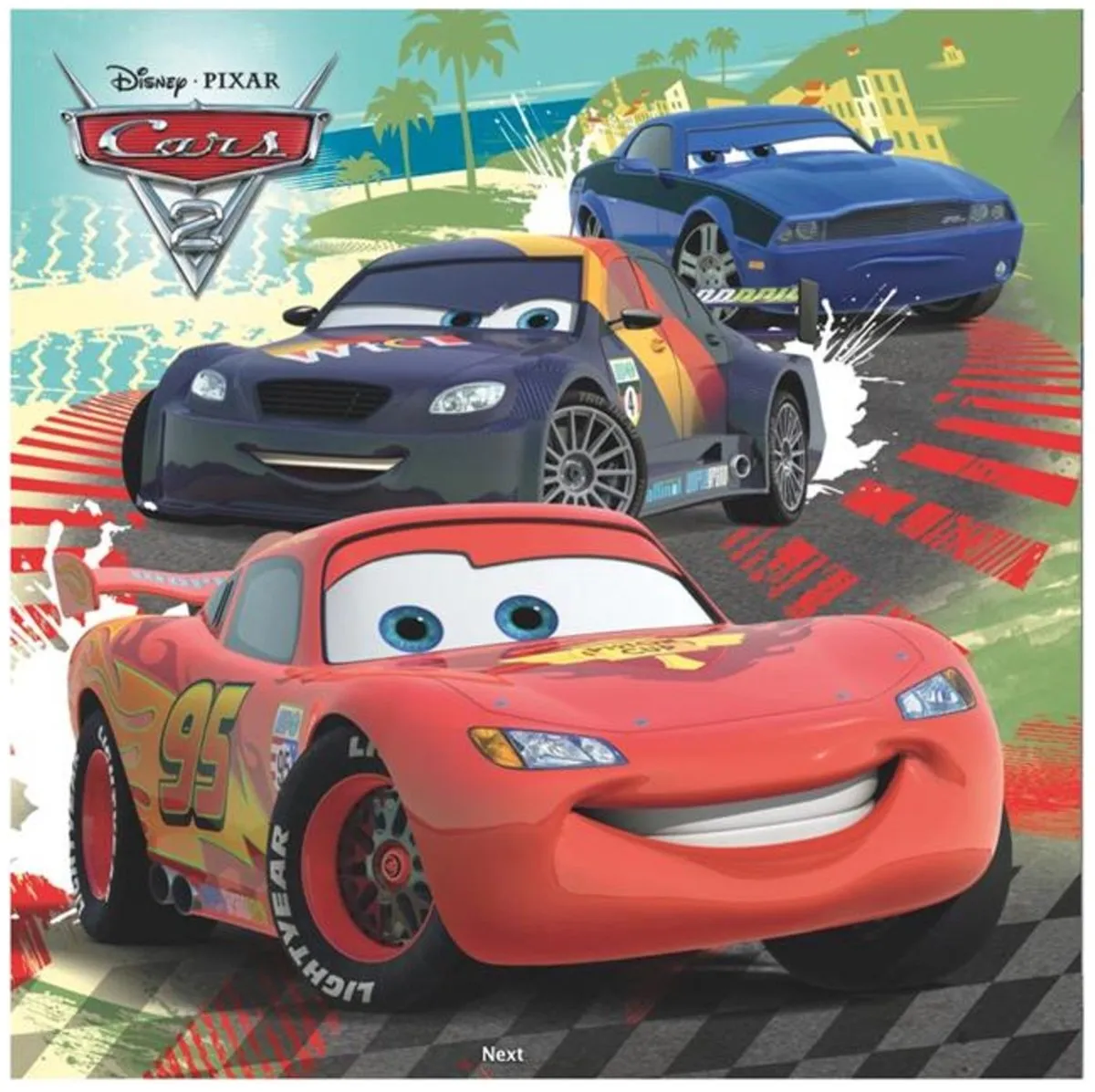 Ravensburger Disney Cars Wereldwijde Race Puzzels - 3x49 Stuks