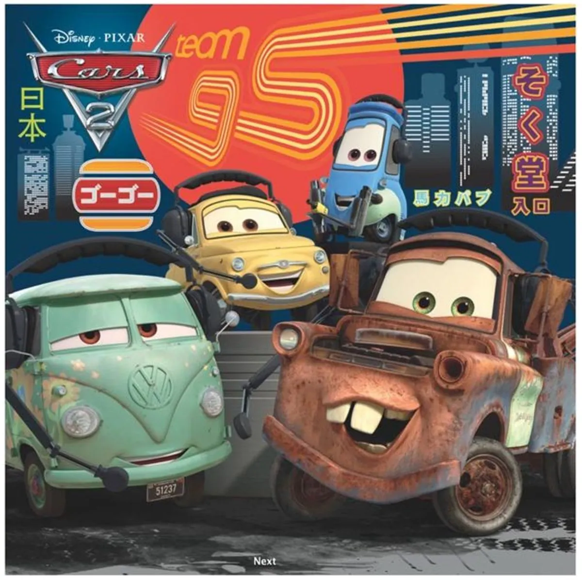 Ravensburger Disney Cars Wereldwijde Race Puzzels - 3x49 Stuks