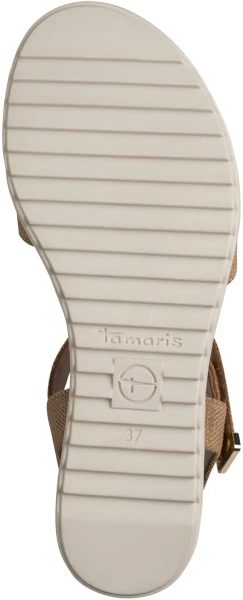 Tamaris Dames Sandalen Goud - Maat 36 - afbeelding 4 van 6