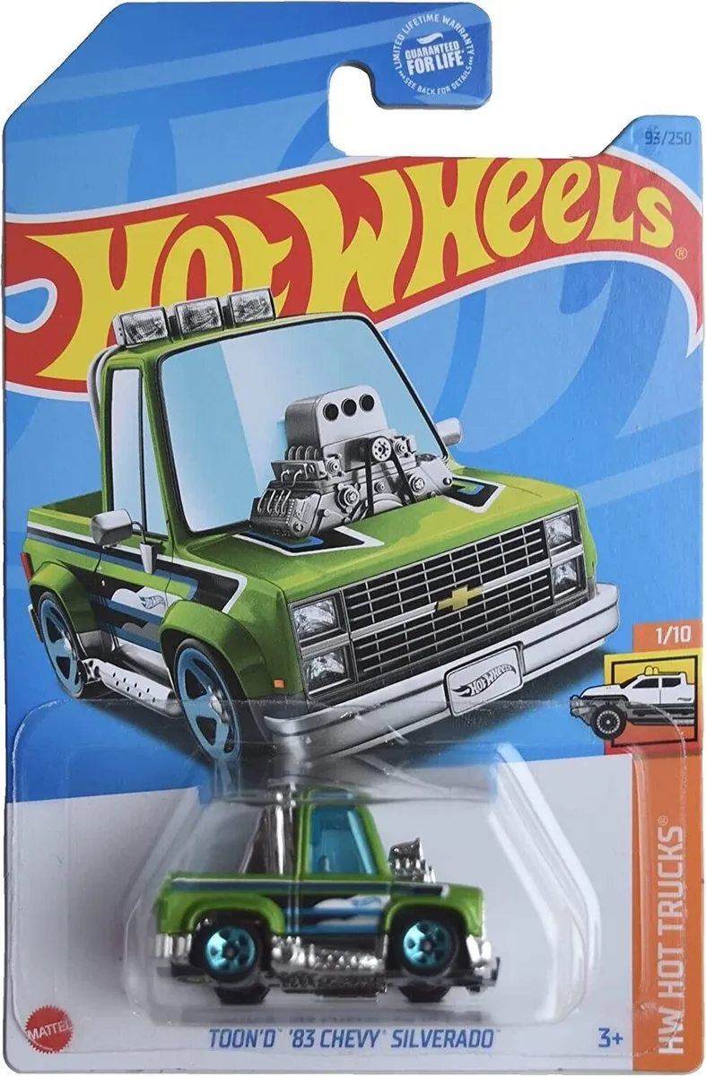 Hot Wheels Toon 'D '83 Chevy Silverado HW Hot Trucks 1:64