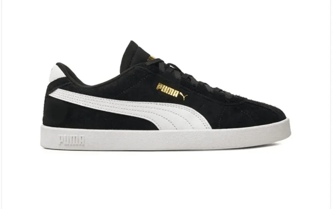 PUMA Club II Jr Sneakers - 36 - Zwart/Wit - afbeelding 3 van 6