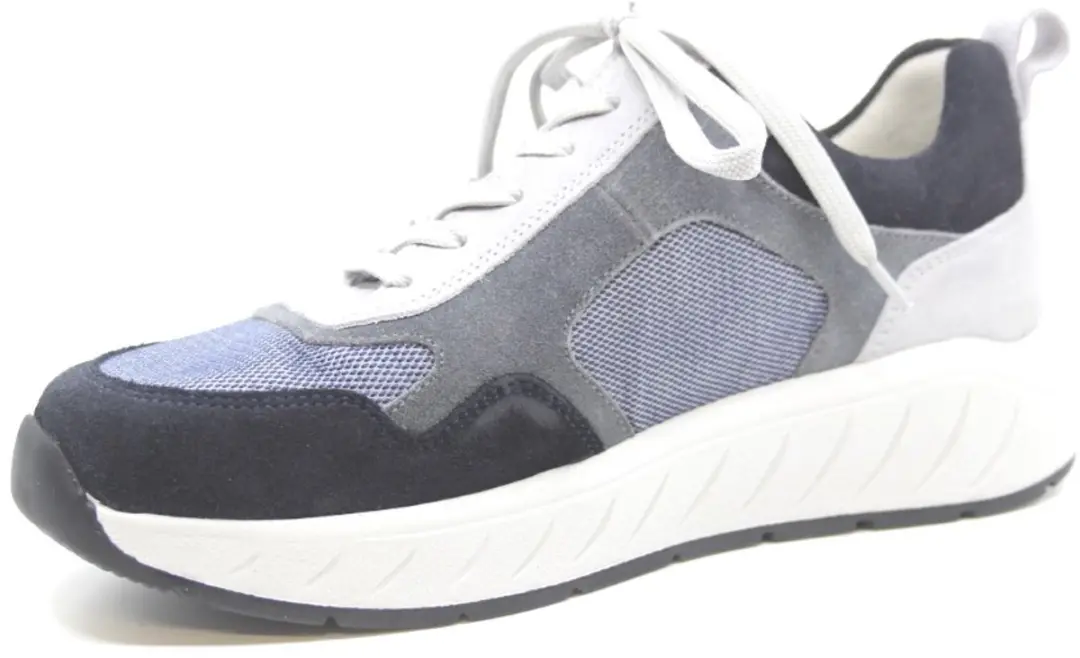 Solidus Ken Blauw K Sneaker - Leder/Stretch - 42 2/3 - afbeelding 2 van 6