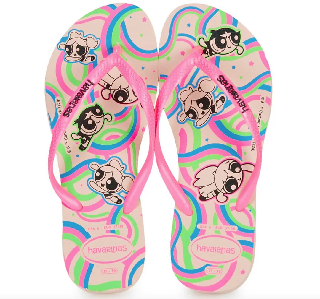 HAVAIANAS KIDS SLIM POWERPUFF GIRLS Ballet rose-29-30