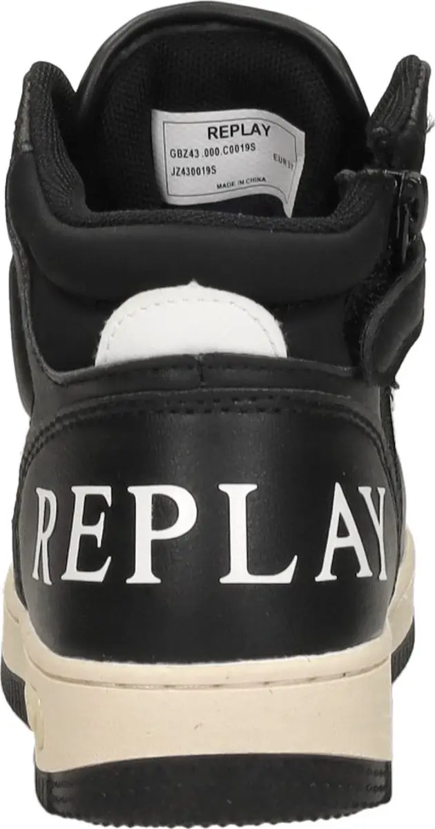 Replay Epic Jr Mid Boy 4 Sneakers - Zwart - 39 - afbeelding 6 van 6
