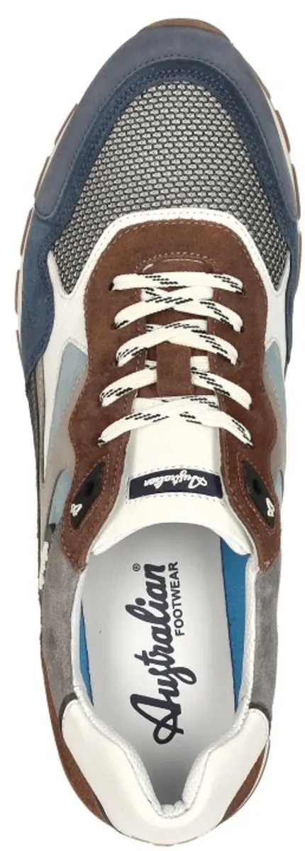 Australian Tiago Sneakers grijs Leer - Maat 49 - afbeelding 5 van 6