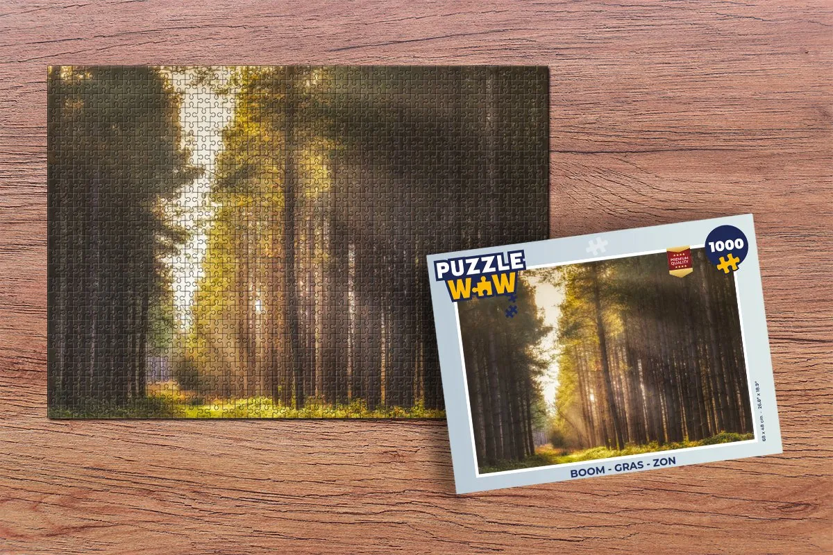 PuzzleWow Boom - Zon Legpuzzel 1000 Stuks - Multicolor