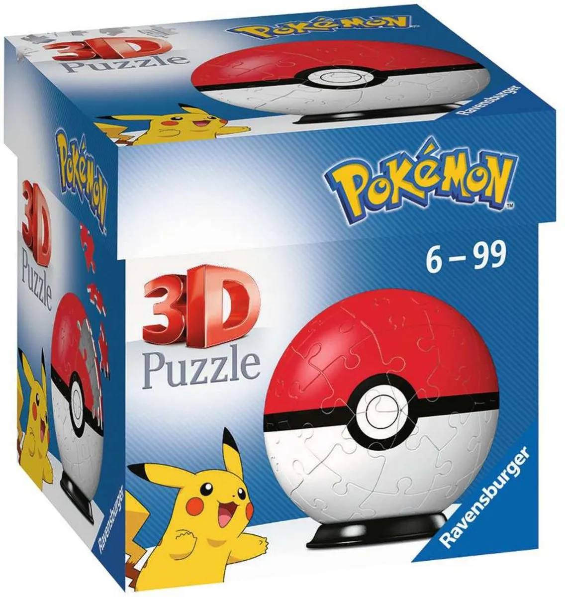 Ravensburger 3D Puzzel Pokémon Pokéball - 54 Stuks