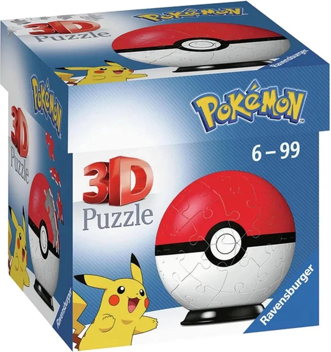Ravensburger 3D Puzzel Pokémon Pokéball - 54 Stuks