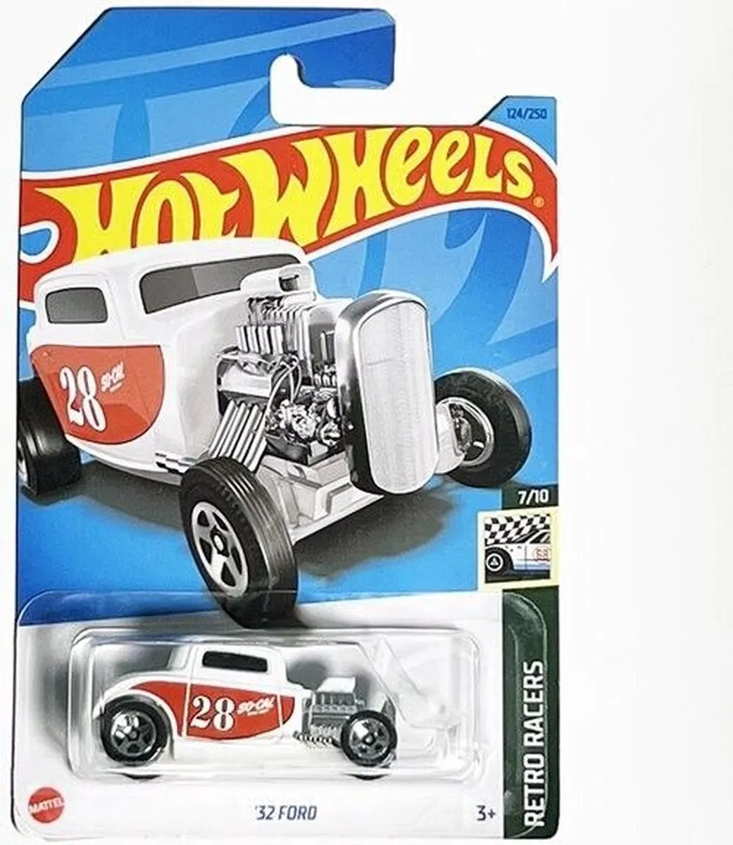 Hot Wheels '32 Ford White HW Retro Racers 1:64 - 21A