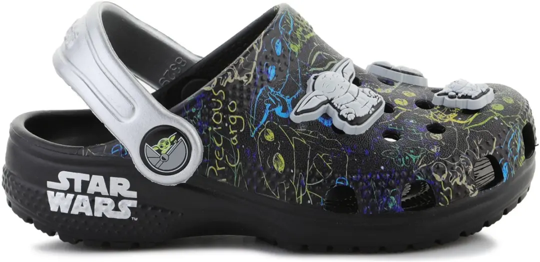Crocs Classic Grogu Clog Zwart Maat 23/24 US C7