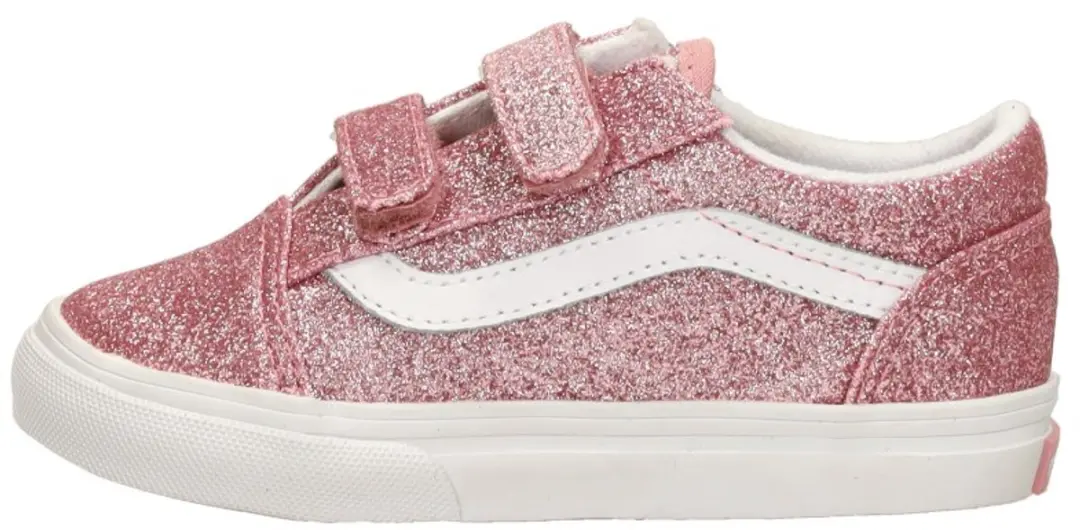 Vans Old Skool V Glitter Sneakers - Roze - afbeelding 2 van 6