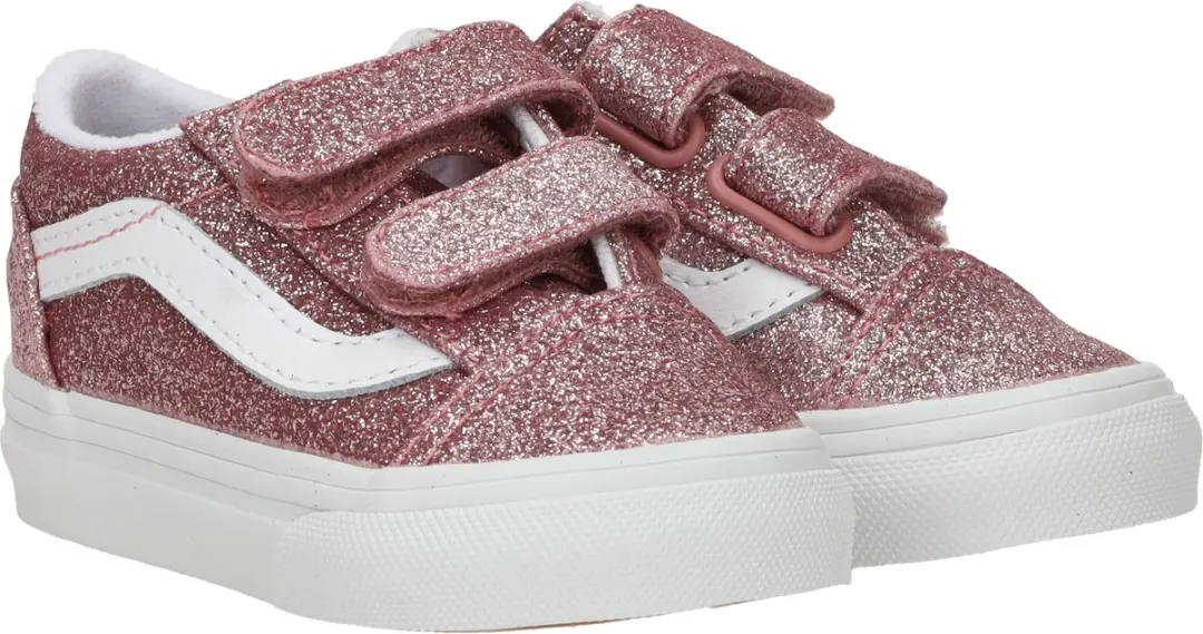 Vans Old Skool V Glitter Sneakers - Roze - afbeelding 4 van 6