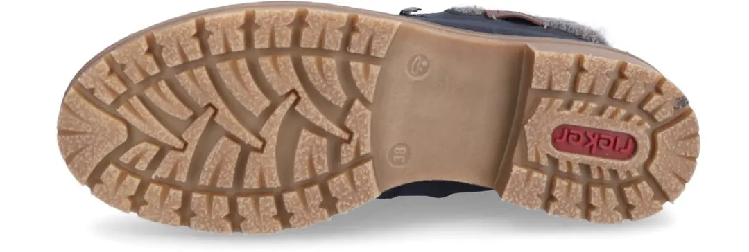 Rieker Veterschoenen Hoog - Blauw Maat 36 - afbeelding 6 van 6