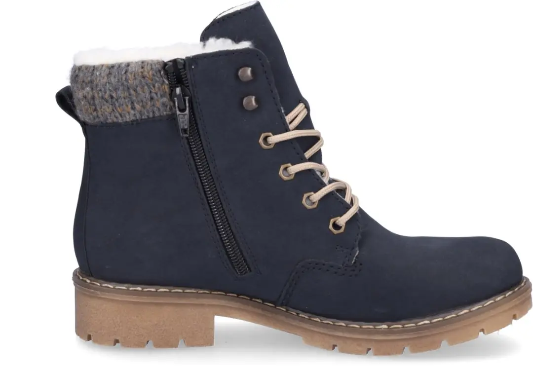 Rieker Veterschoenen Hoog - Blauw Maat 36 - afbeelding 2 van 6