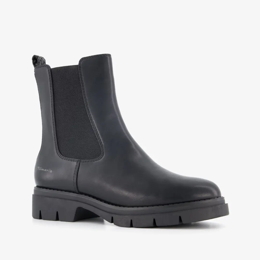 Tamaris dames Chelsea boots zwart