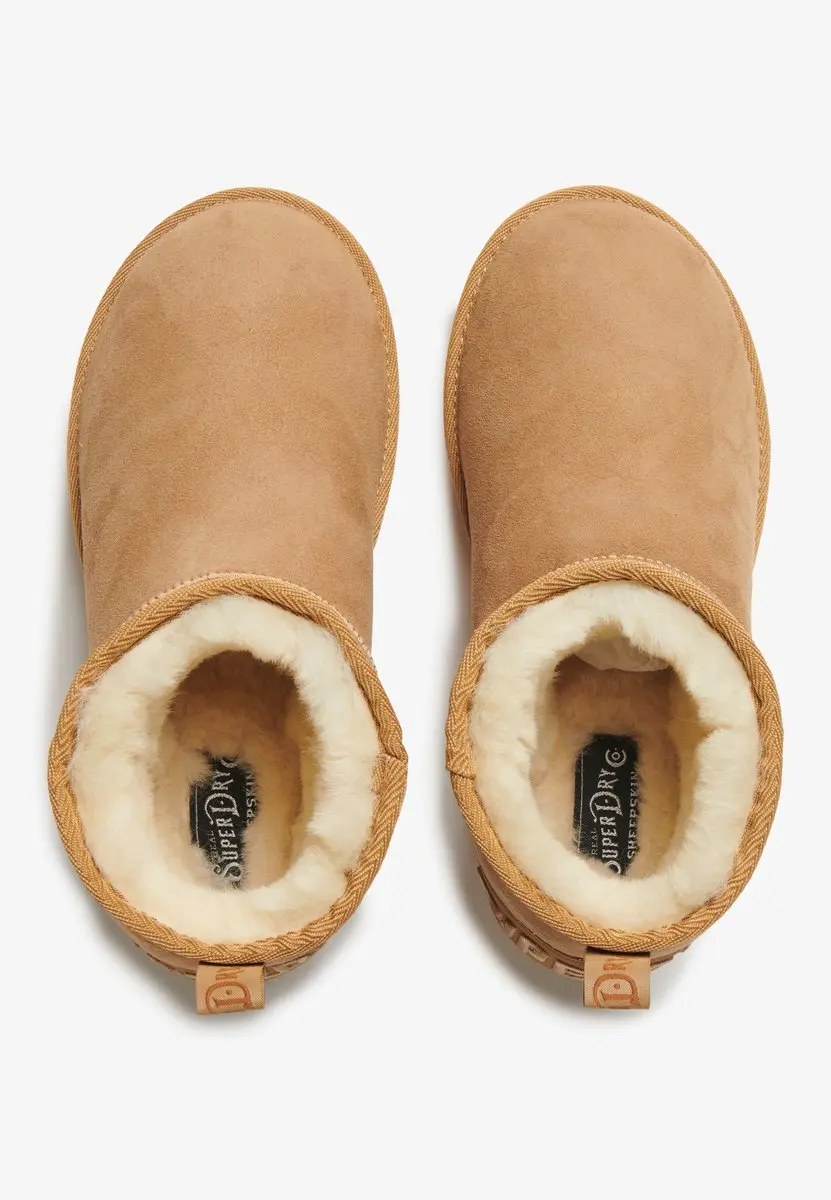 Superdry Suède Sherpa Laarzen - Light Tan - afbeelding 6 van 6